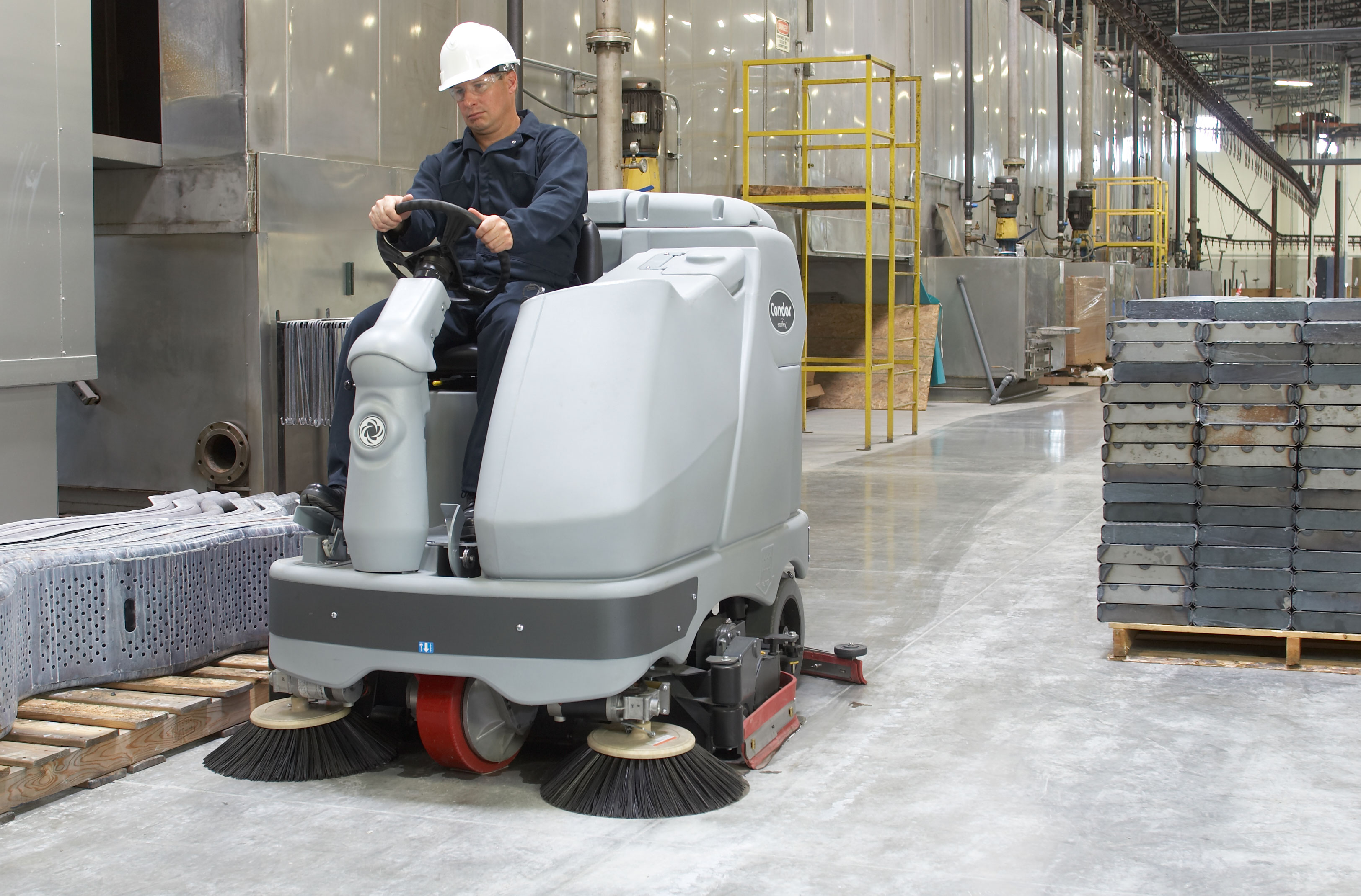 commercial and industrial floor cleaning machine